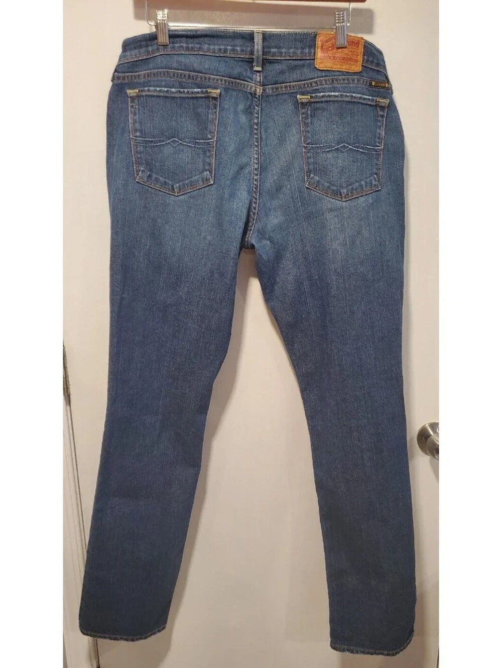 Lucky Brand Sz 14/32 Zoe Straight Hipster Wash Regular Inseam Jeans Denim Pants